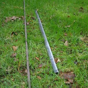 glass fibre stake and driver